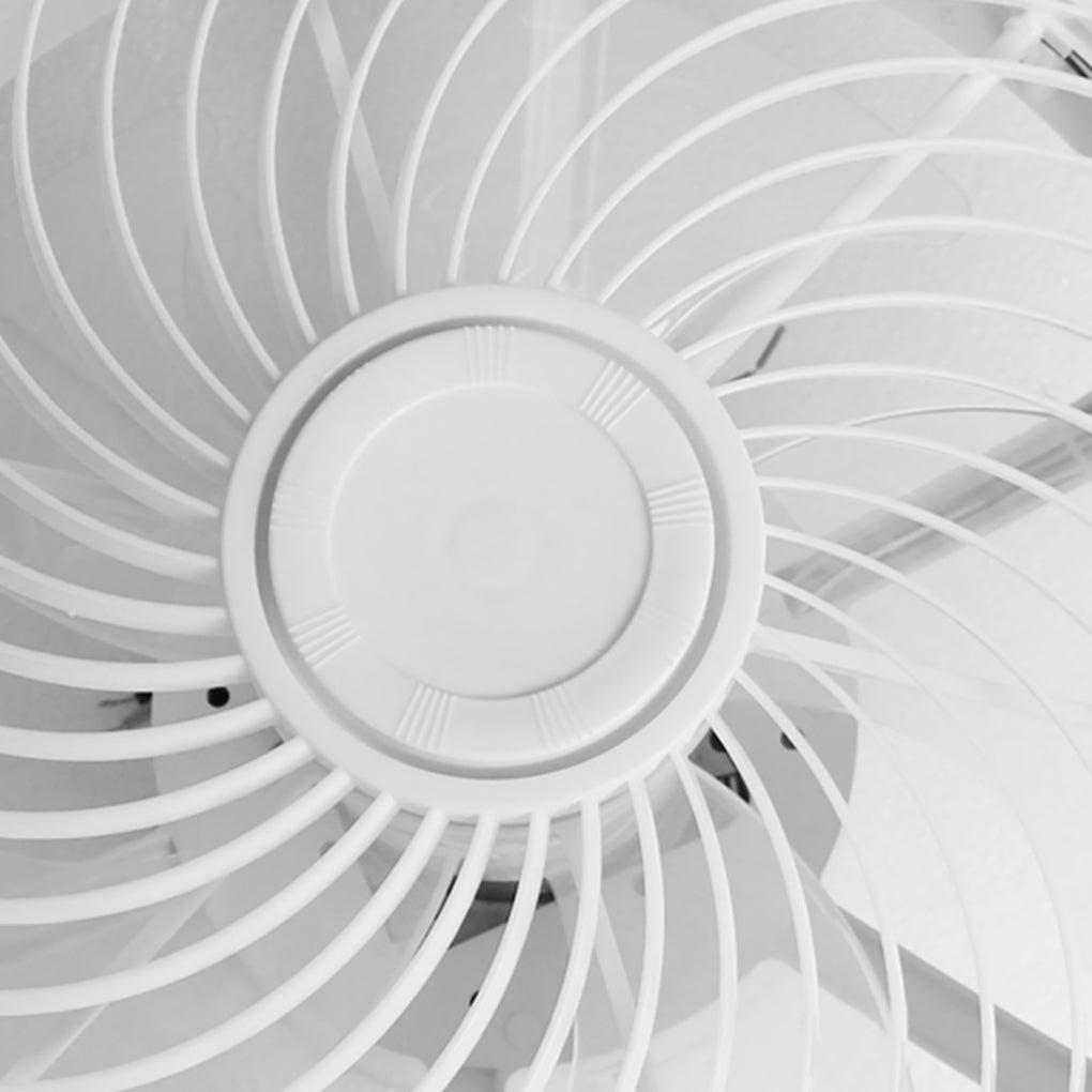 Nordic Hollow Minimalist Three - color Dimming Integrated Bladeless Ceiling Fan Lamp