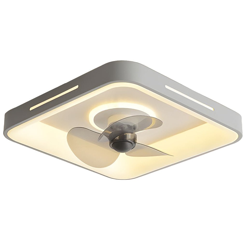 Nordic Inverter Ceiling Fan Light Ultra - thin Silent Ceiling Fan Lamp Intelligent