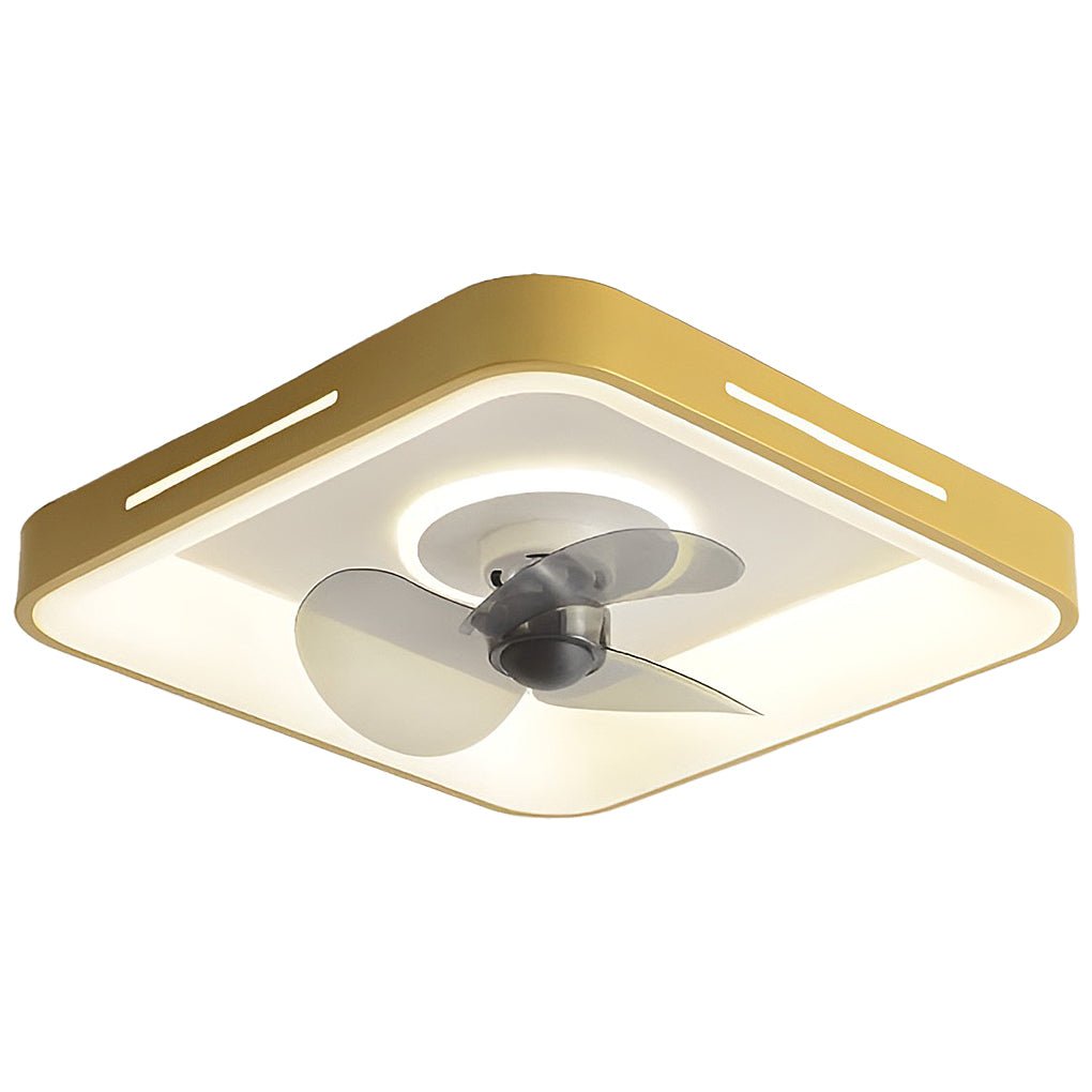 Nordic Inverter Ceiling Fan Light Ultra - thin Silent Ceiling Fan Lamp Intelligent