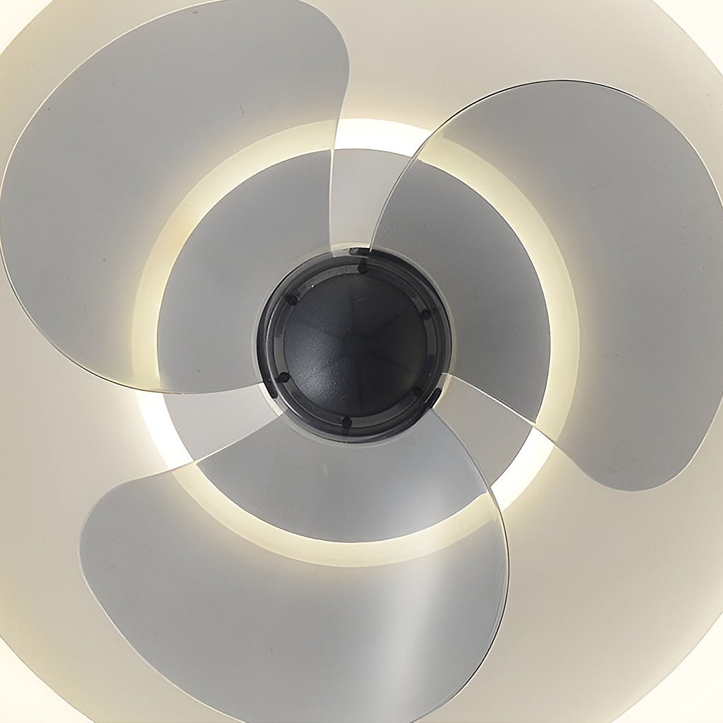 Nordic Inverter Ceiling Fan Light Ultra - thin Silent Ceiling Fan Lamp Intelligent