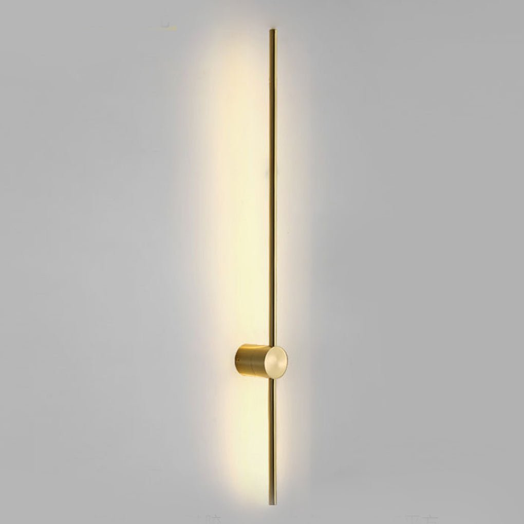 Nordic Linear Ultra-thin Long Strip LED Wall Lamp for Bedside Background Wall - Dazuma