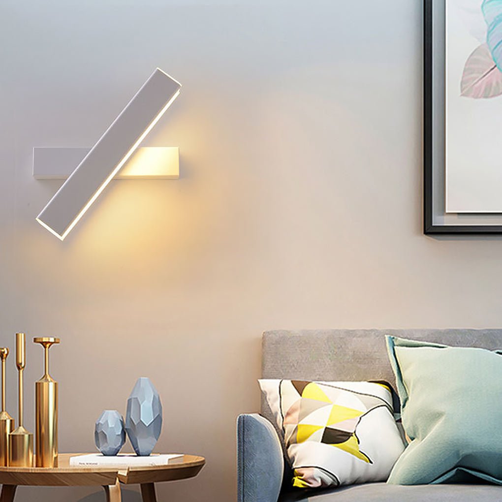 Nordic Minimalist 360° Rotatable LED Wall Lamp for Bedside Corridor Aisle