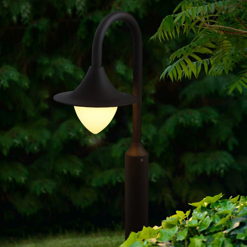 Nordic Minimalist Arc Arm Lawn Lamp LED Waterproof Outdoor Landscape Decorative Lighting - Dazuma