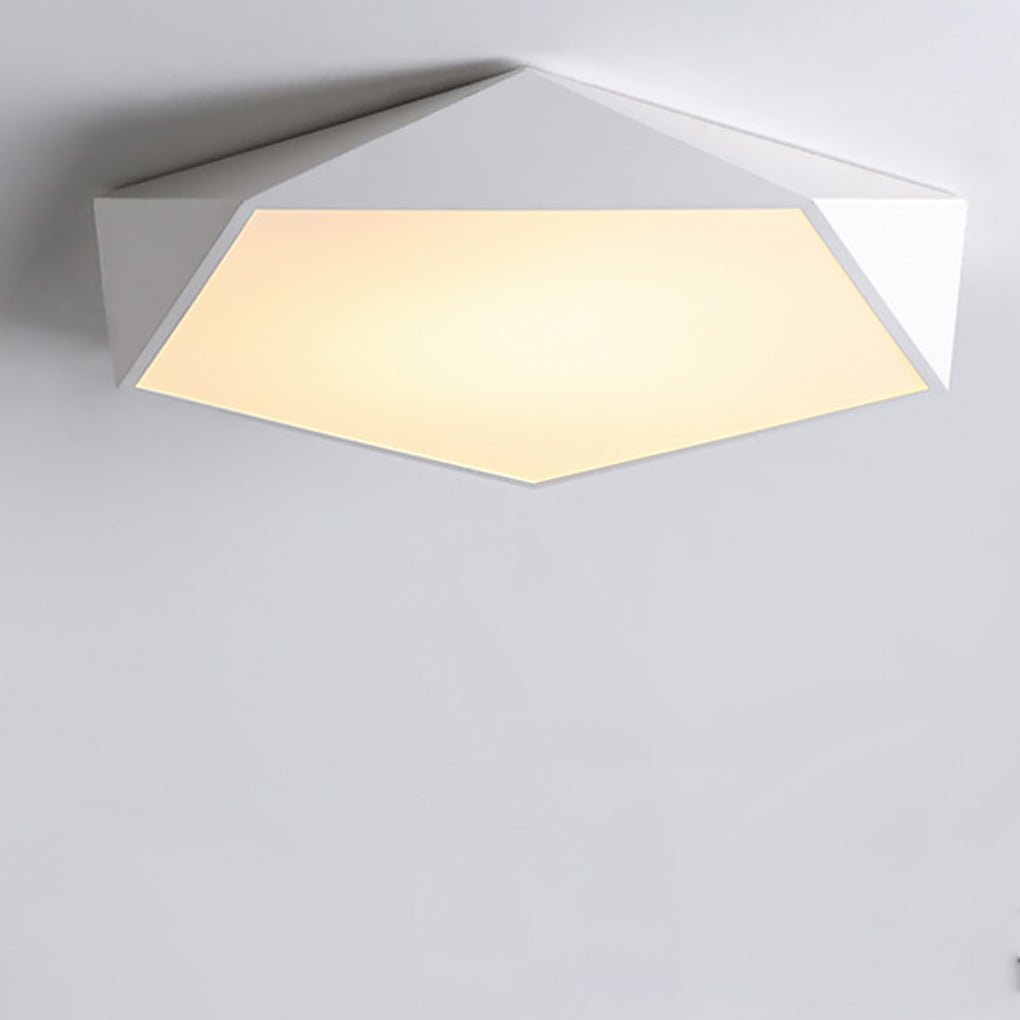 Nordic Minimalist Creative Geometric LED Three Color Dimming Ceiling Lamp