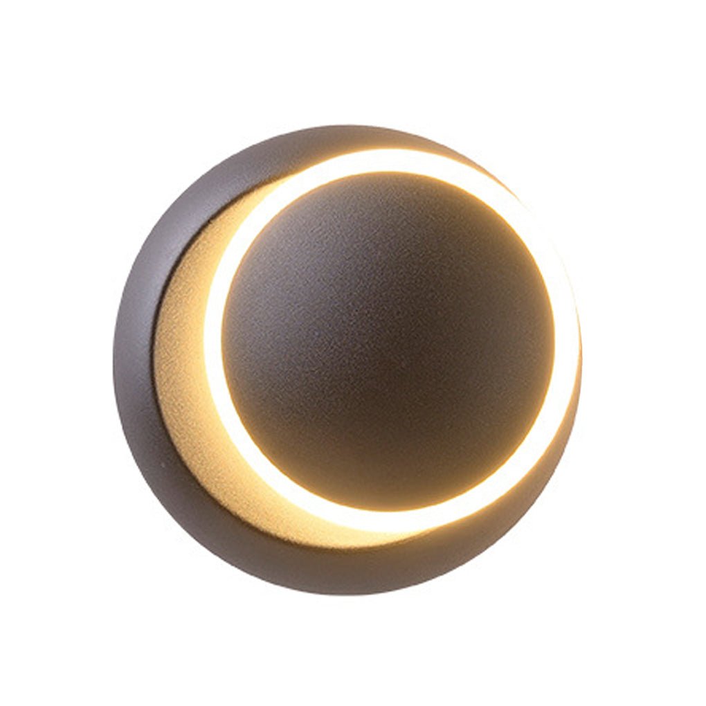 Nordic Minimalist LED Rotatable Round Wall Lights for Living Room Dining Room Cafe - Dazuma