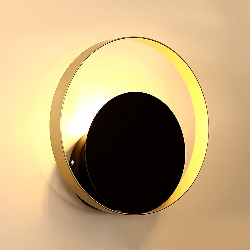 Nordic Minimalist LED Sconce Creative Round Wall Lamp Wall Sconces Wall Lights for Bedroom - Dazuma