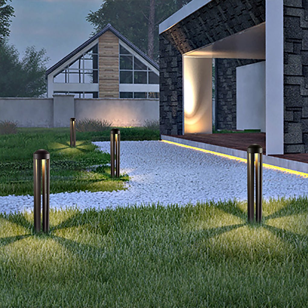 Nordic Minimalist Four Column LED Outdoor Landscape Light