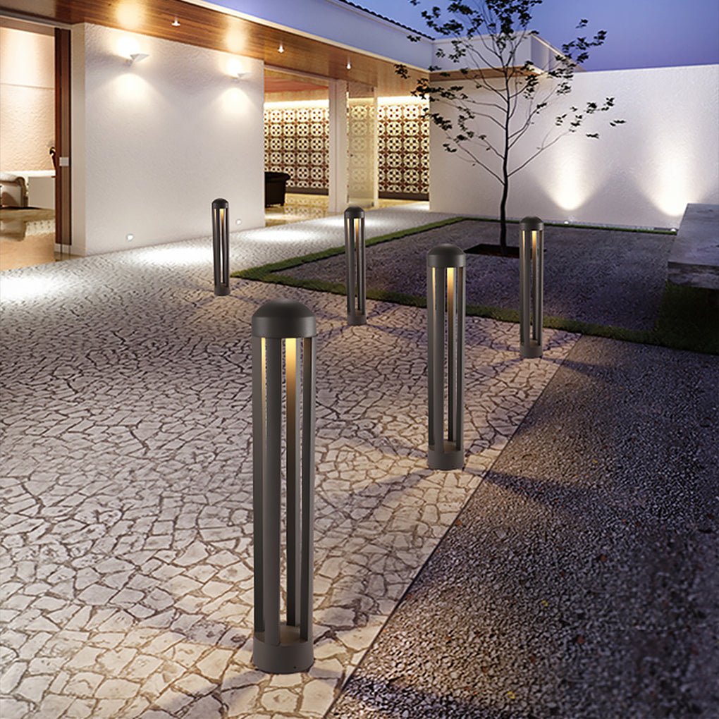 Nordic Minimalist Four Column LED Outdoor Landscape Light