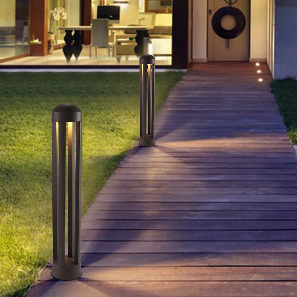 Nordic Minimalist Four Column LED Outdoor Landscape Light
