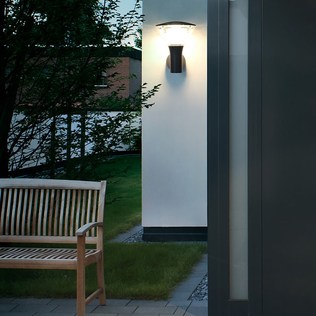 Versatile Round LED Nordic Outdoor Lighting - Wall or Post Lighting