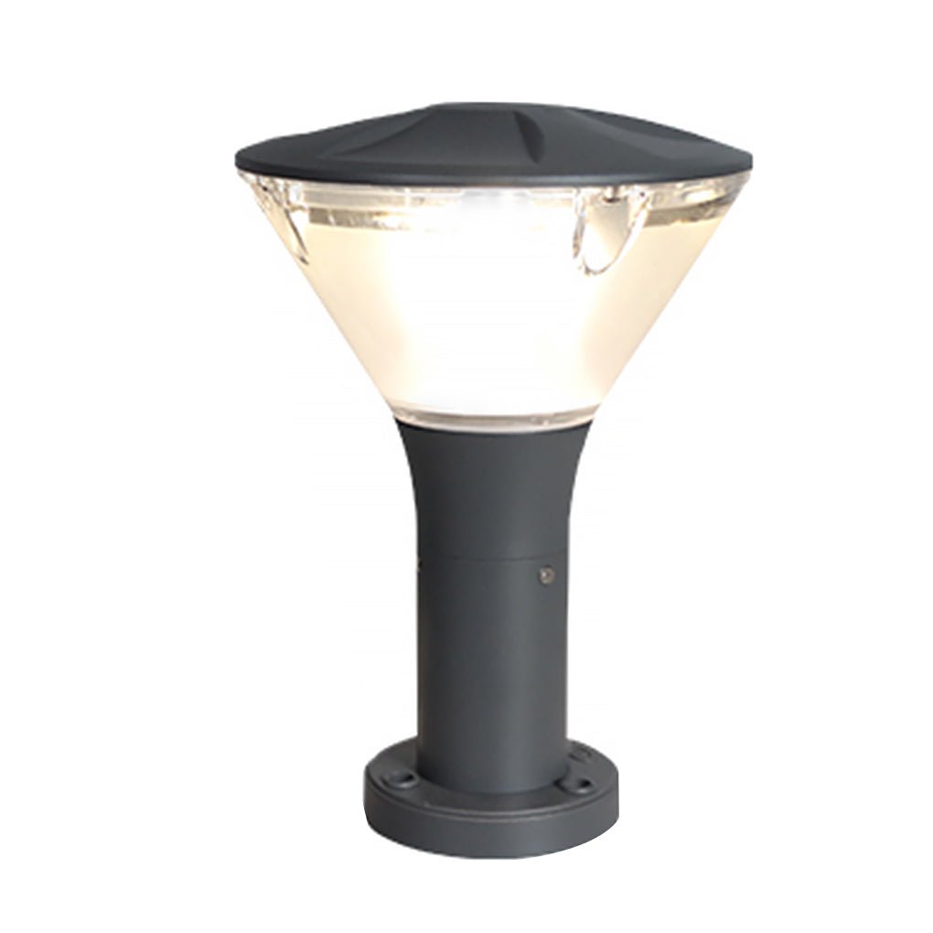 Versatile Round LED Nordic Outdoor Lighting - Wall or Post Lighting