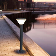 Versatile Round LED Nordic Outdoor Lighting - Wall or Post Lighting