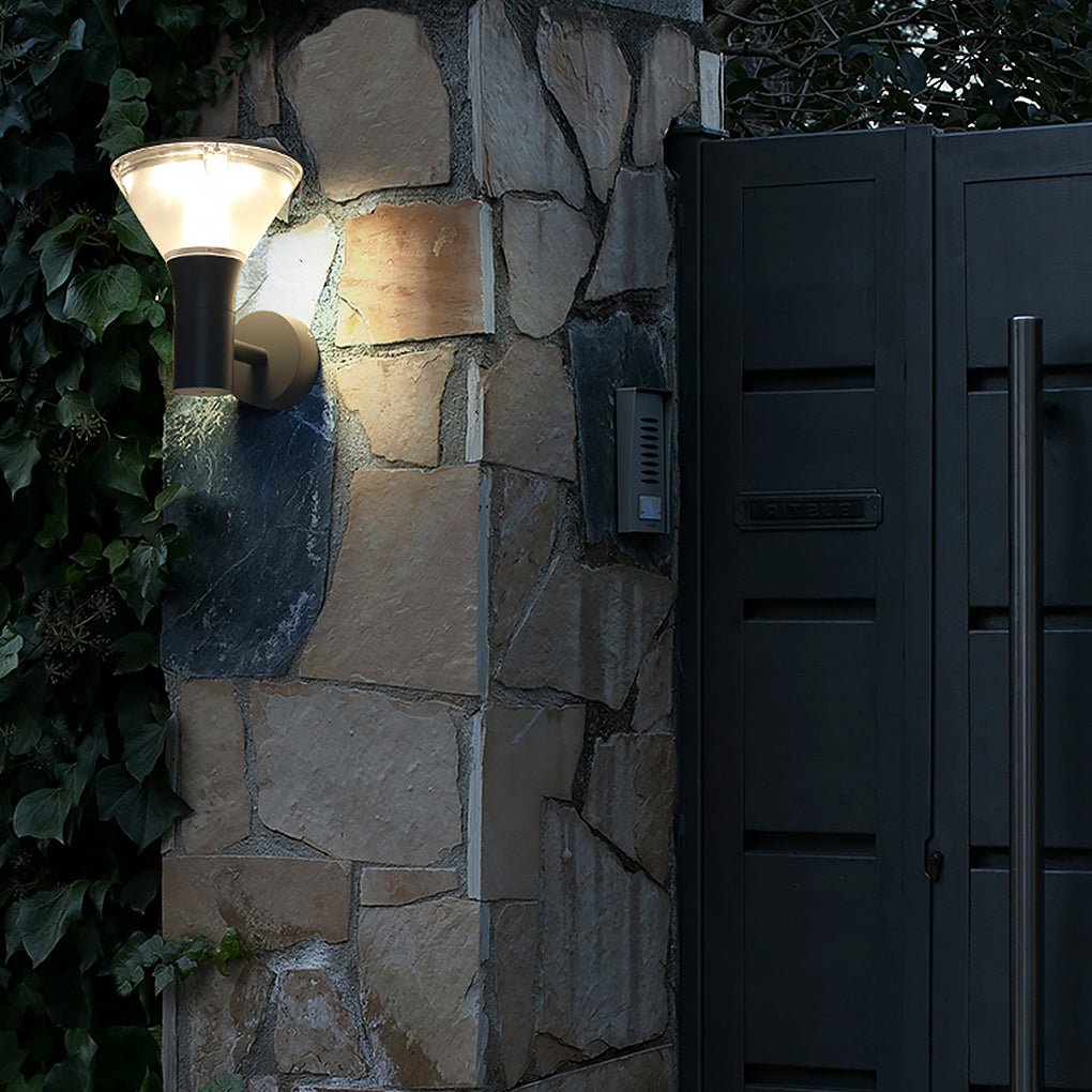 Versatile Round LED Nordic Outdoor Lighting - Wall or Post Lighting