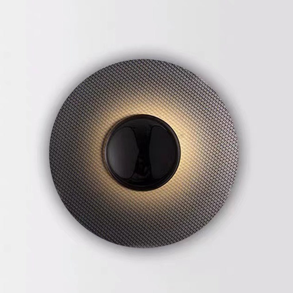 Nordic Minimalist Round Background Decorative LED Wall Lamp for Living Room Bedside - Dazuma