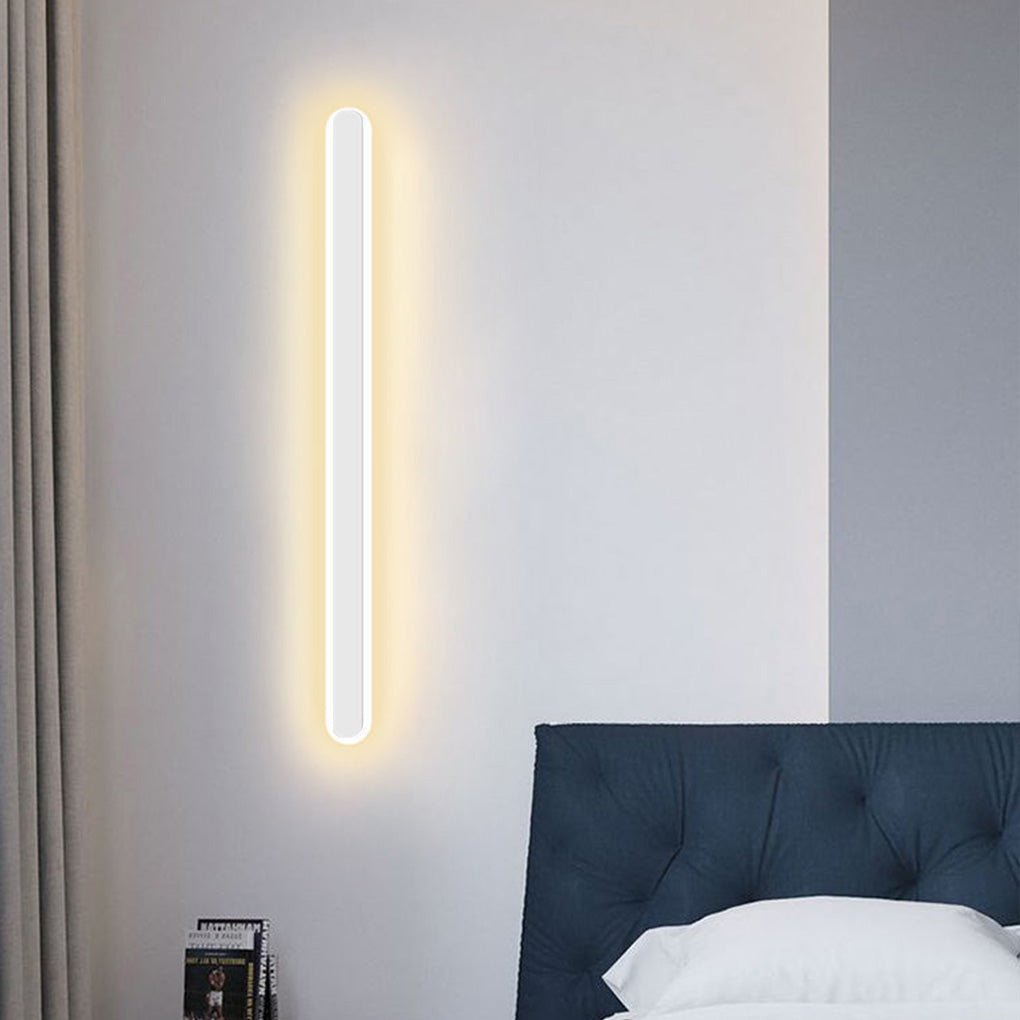 Nordic Minimalist Strip Three - color Light LED Bedside Living Room Background Wall Lamp