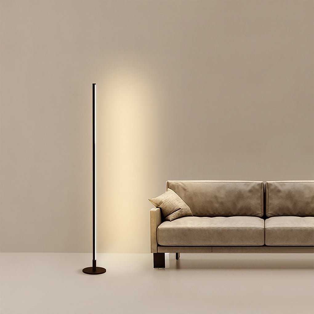 Nordic Minimalist Tricolor Dimming LED Floor Lamp for Bedroom Apartment Living Room - Dazuma