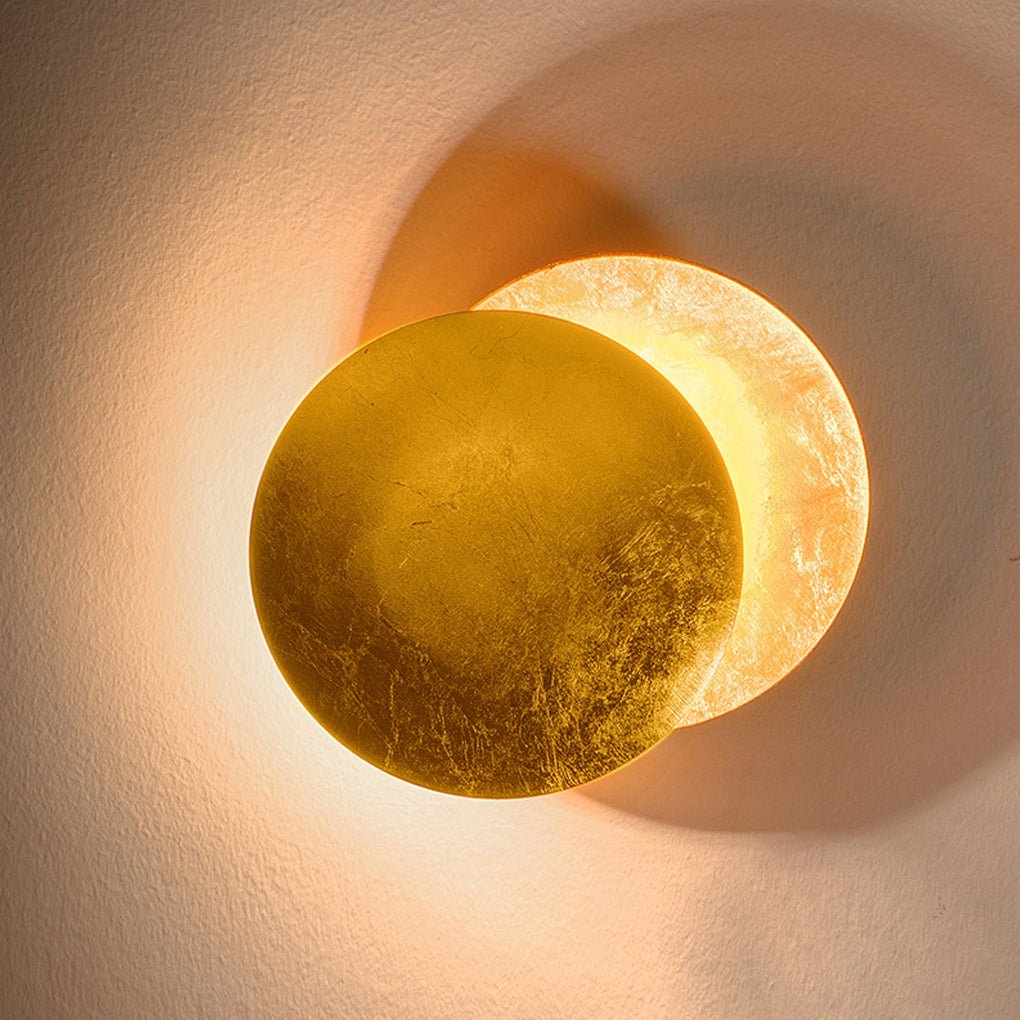 Nordic Minimalist Unique Rotatable Moon - like Design LED Wall Lamp for Bedside Aisle Stairs