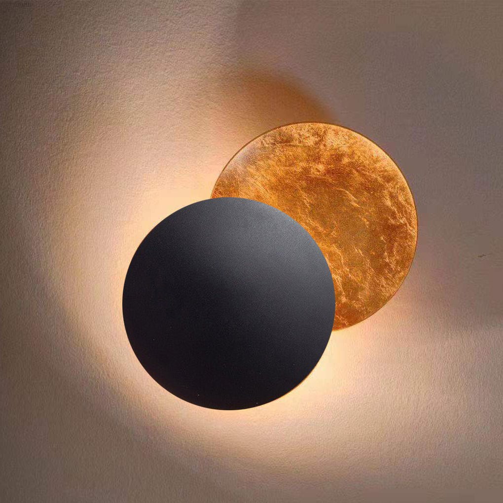 Nordic Minimalist Unique Rotatable Moon - like Design LED Wall Lamp for Bedside Aisle Stairs