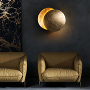 Nordic Minimalist Unique Rotatable Moon - like Design LED Wall Lamp for Bedside Aisle Stairs