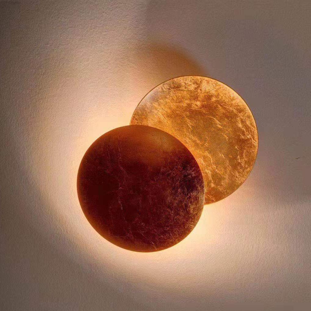 Nordic Minimalist Unique Rotatable Moon - like Design LED Wall Lamp for Bedside Aisle Stairs