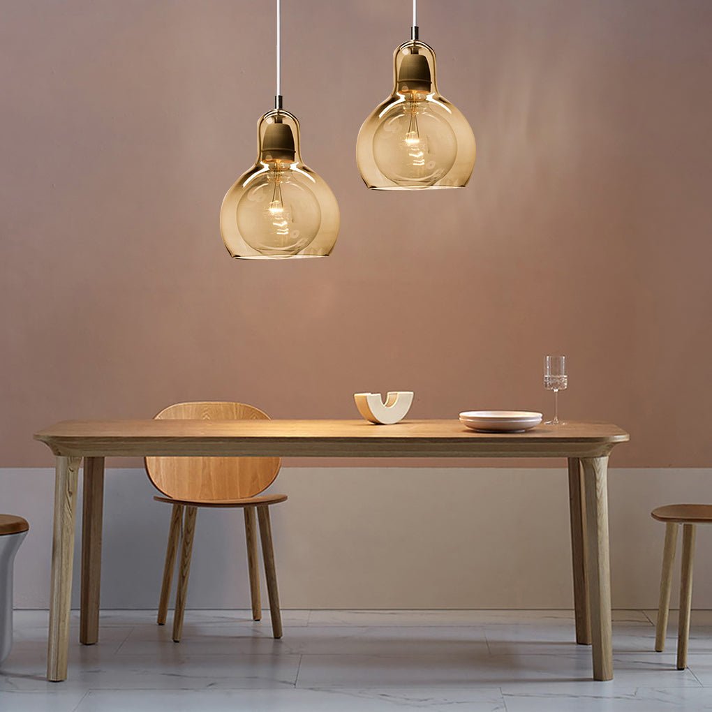 Nordic Post - modern Minimalist Glass Chandelier for Bedside Entryway Bar