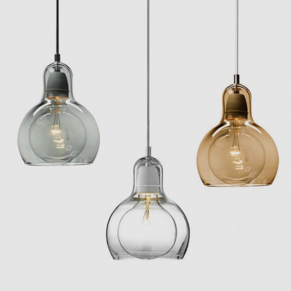 Nordic Post - modern Minimalist Glass Chandelier for Bedside Entryway Bar