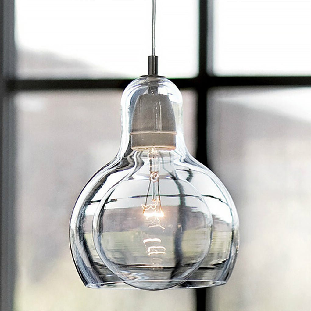 Nordic Post - modern Minimalist Glass Chandelier for Bedside Entryway Bar