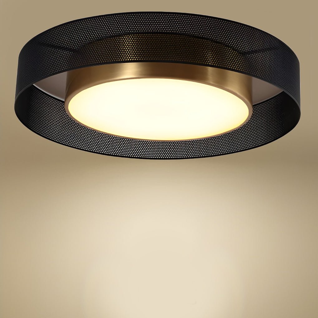 Nordic Round Dimmable LED Ceiling Lights Flush Mount Lighting with Remote Control - Dazuma