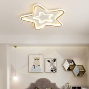 Nordic Simple LED Ultra - thin Five Pointed Star Ceiling Light Kid's Bedroom Lamp