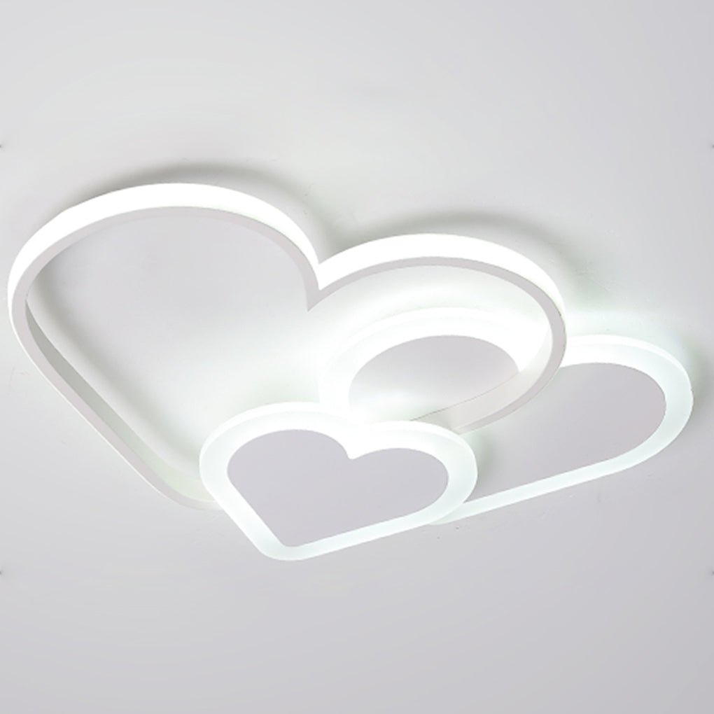 Nordic Style Creative Heart - shape INS Style LED Ceiling Lighting for Kid's Room