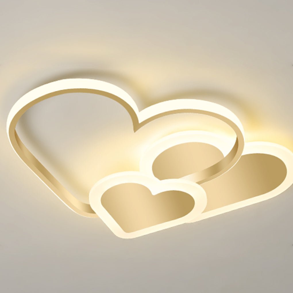 Nordic Style Creative Heart - shape INS Style LED Ceiling Lighting for Kid's Room