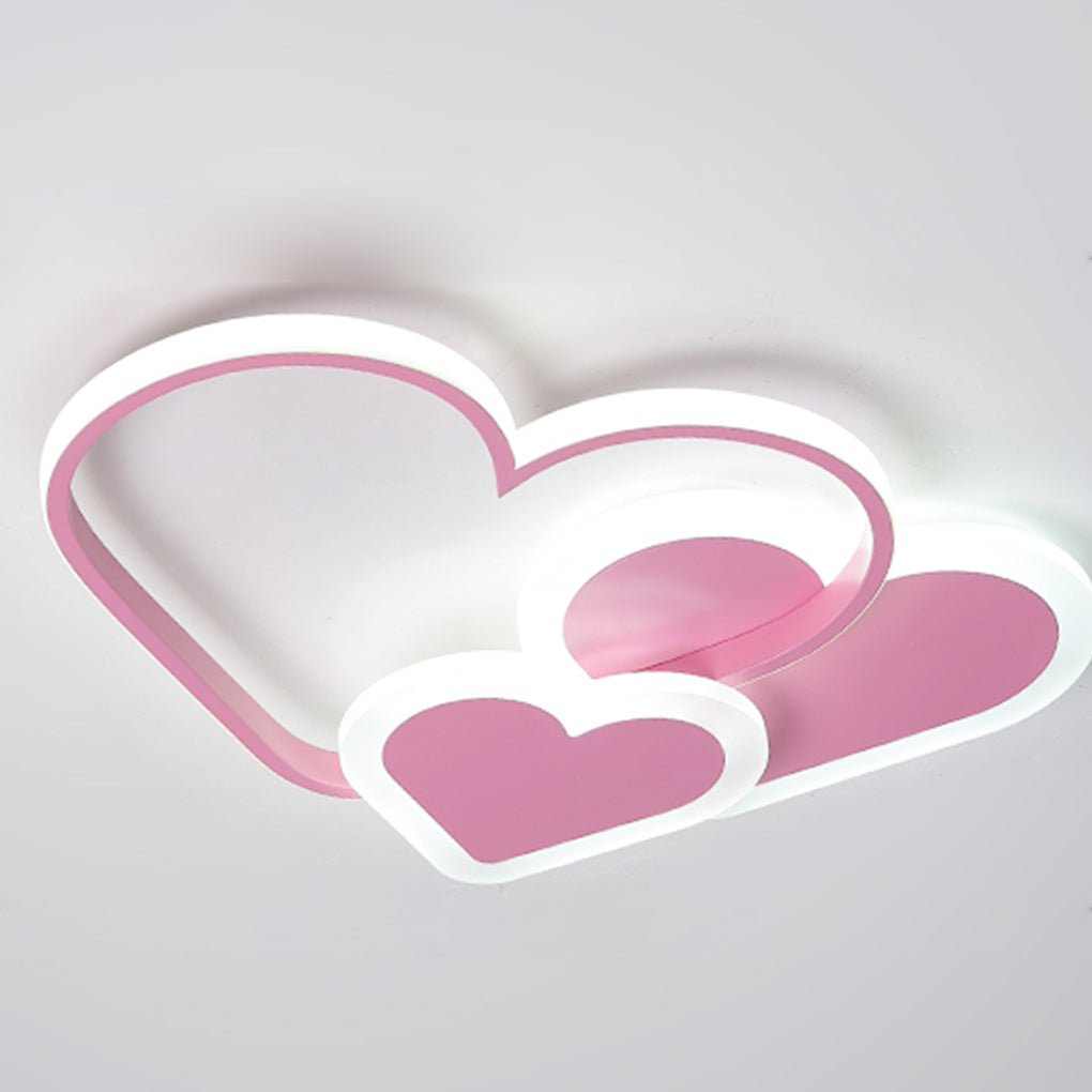 Nordic Style Creative Heart - shape INS Style LED Ceiling Lighting for Kid's Room