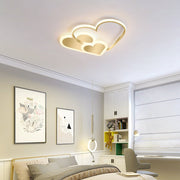 Nordic Style Creative Heart - shape INS Style LED Ceiling Lighting for Kid's Room