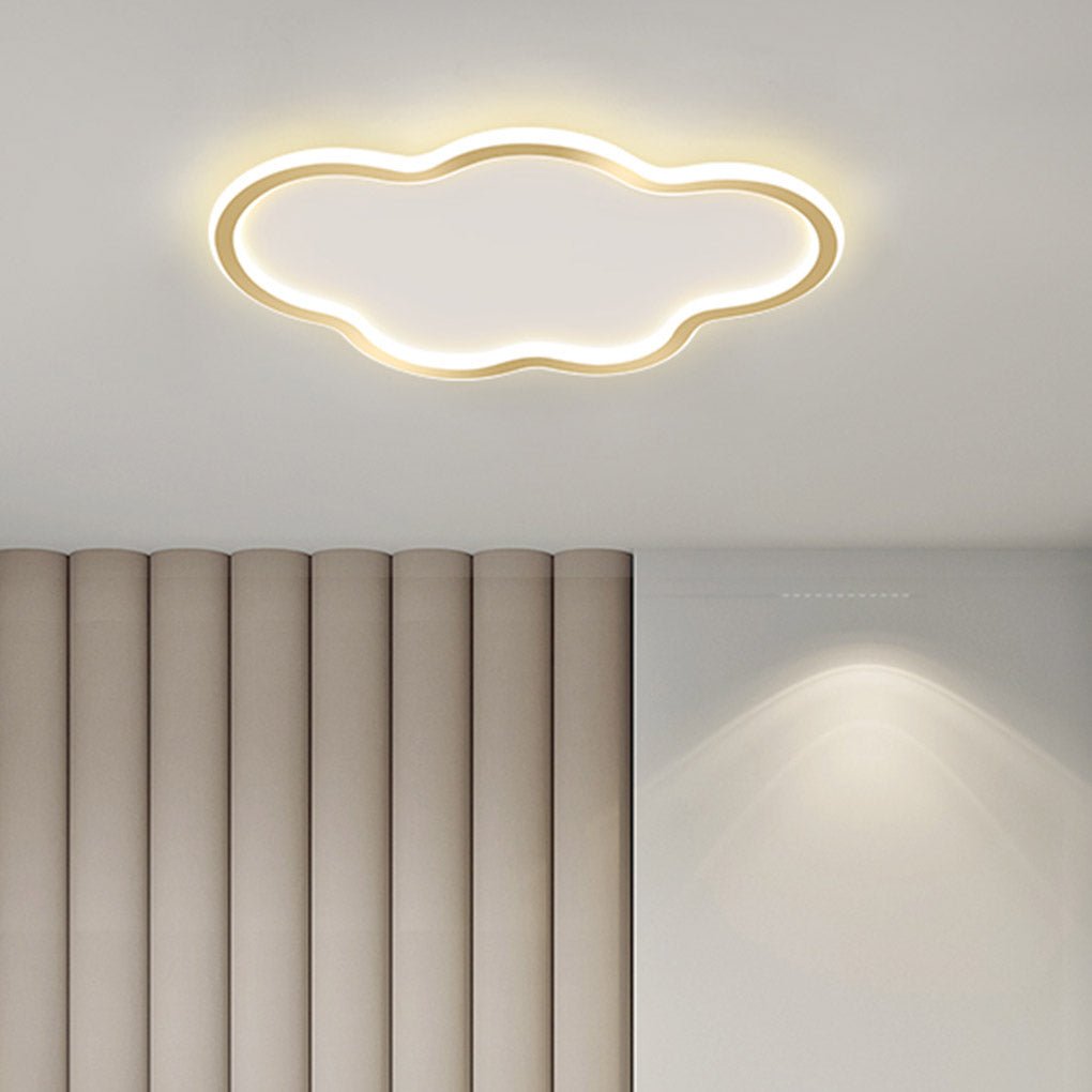 Nordic Ultra-thin Arc Design Cloud Energy-saving LED Decorative Ceiling Lamps - Dazuma