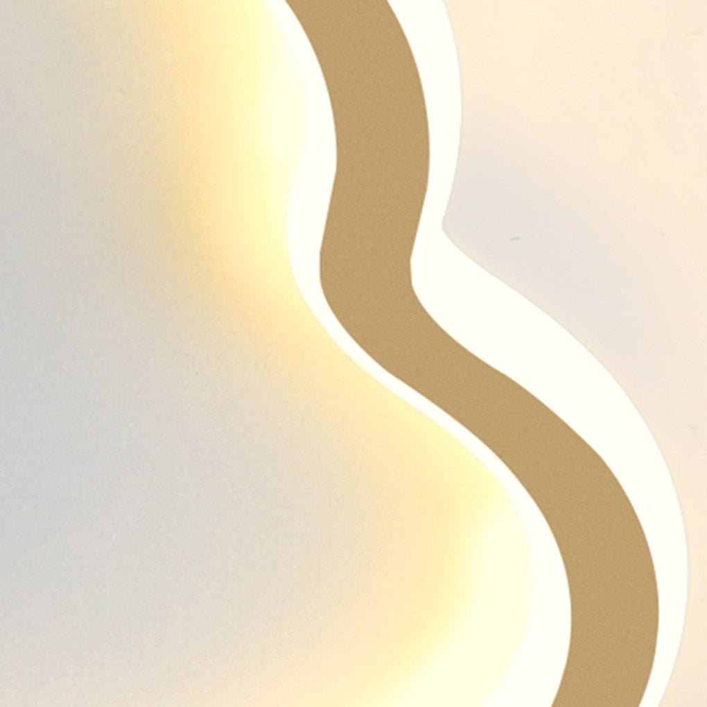 Nordic Ultra-thin Arc Design Cloud Energy-saving LED Decorative Ceiling Lamps - Dazuma