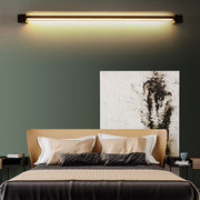 Nordic Ultra - thin Long Strip LED Bedside Background Wall Rotatable Wall Lamp