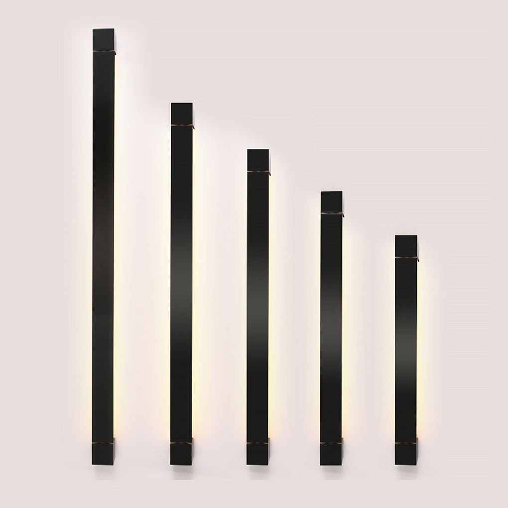 Nordic Ultra - thin Long Strip LED Bedside Background Wall Rotatable Wall Lamp
