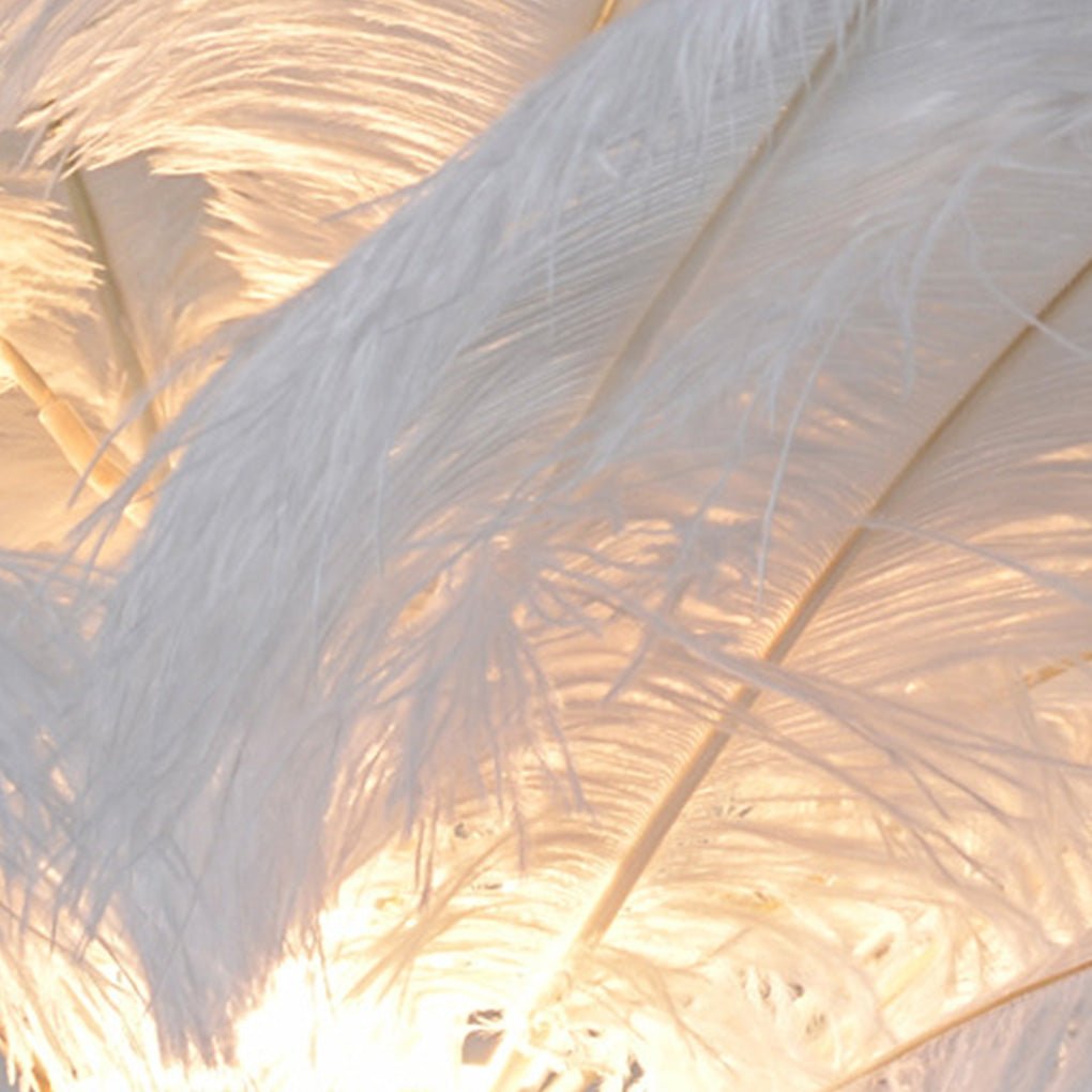 Nordic Vertical Feathers LED Simple Luxurious Delicate Elegant Design Floor Lamp - Dazuma