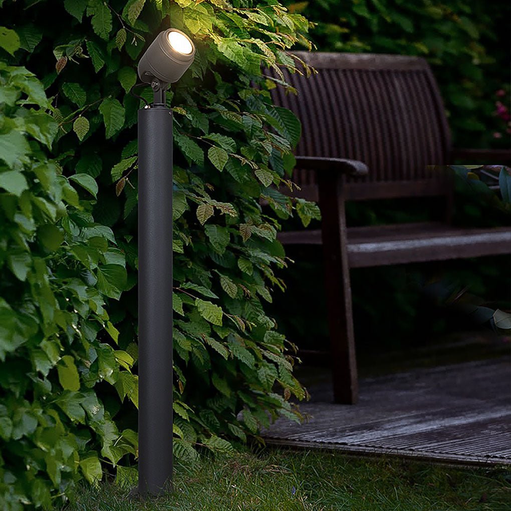 Nordic Minimalist Waterproof LED Spotlight on Post for Gardens