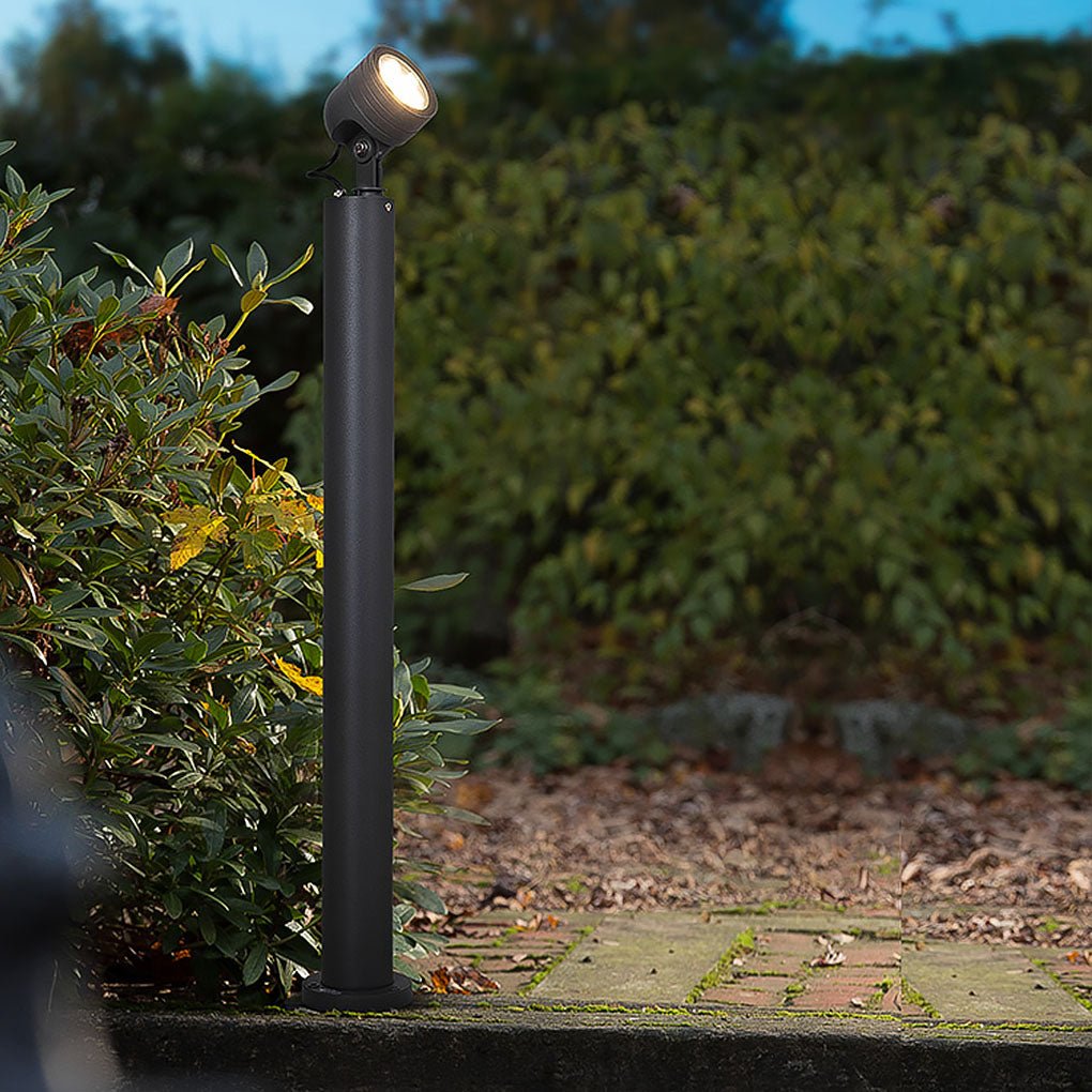 Nordic Minimalist Waterproof LED Spotlight on Post for Gardens