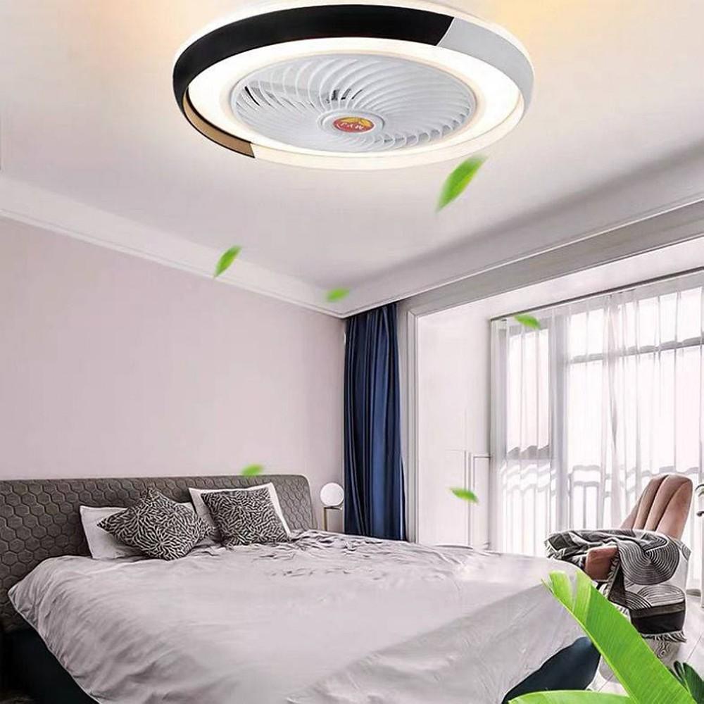19'' LED 1-Light Circle Design Dimmable Ceiling Fan Modern LED PVC Acrylic Stylish Classic Modern Style Dimmable Ceiling Lights