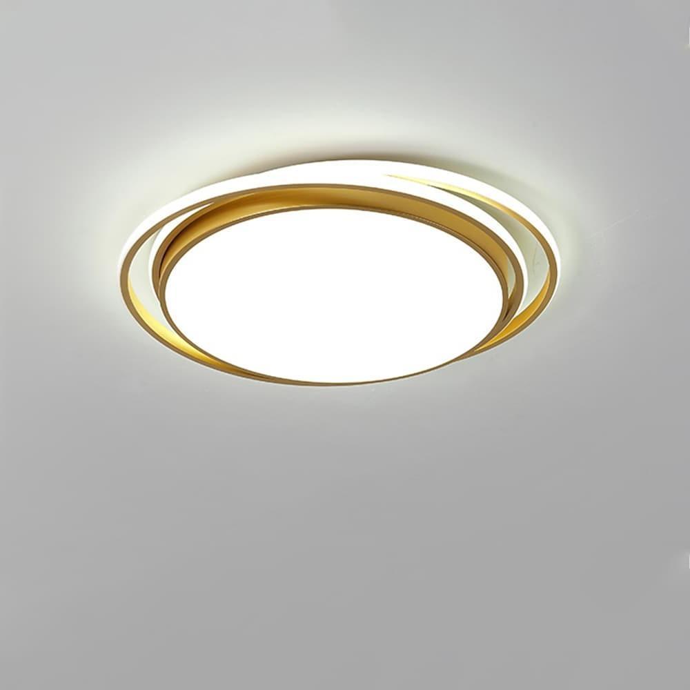 20'' LED 1-Light Dimmable Flush Mount Lights Nordic Style Modern Metal Plastic Dimmable Ceiling Lights