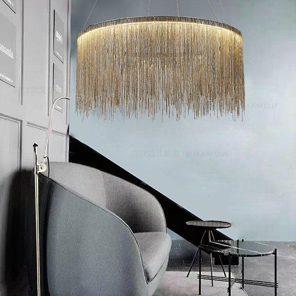 20'' LED 1-Light LED Designers Pendant Light Modern Contemporary Metal Drum Circle Design-dazuma