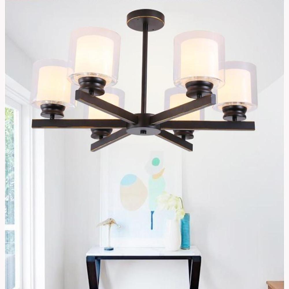 6 - light Glass Candlestick Design LED Modern Chandeliers Ceiling Lights