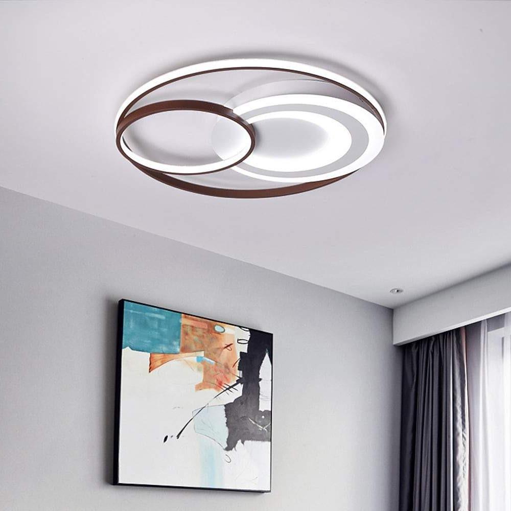 30'' LED 3-Light Cluster Design Dimmable Flush Mount Lights Modern LED Metal Acrylic Dimmable Ceiling Lights-dazuma