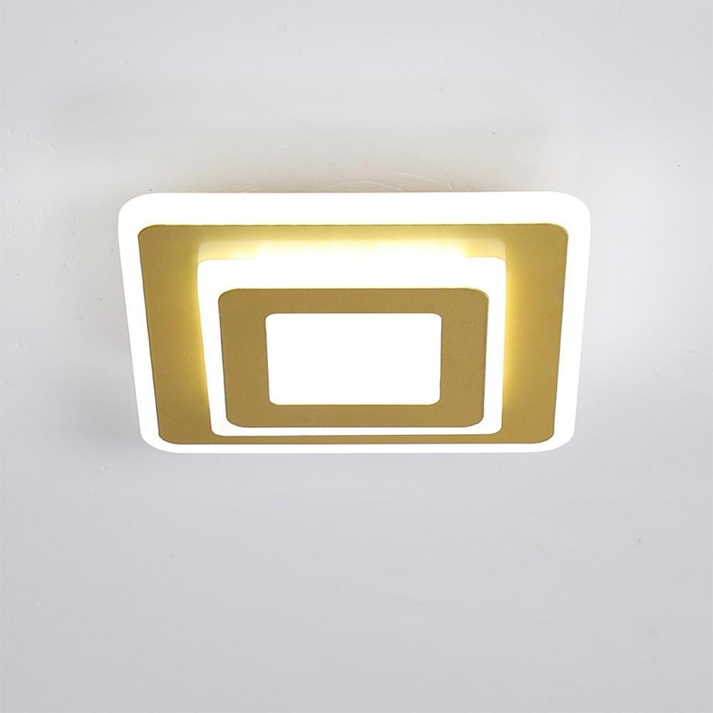 8'' LED 1-Light Square Line Design Flush Mount Lights Modern LED Metal Acrylic Modern Style Flush Mounts Semi Flush Mounts