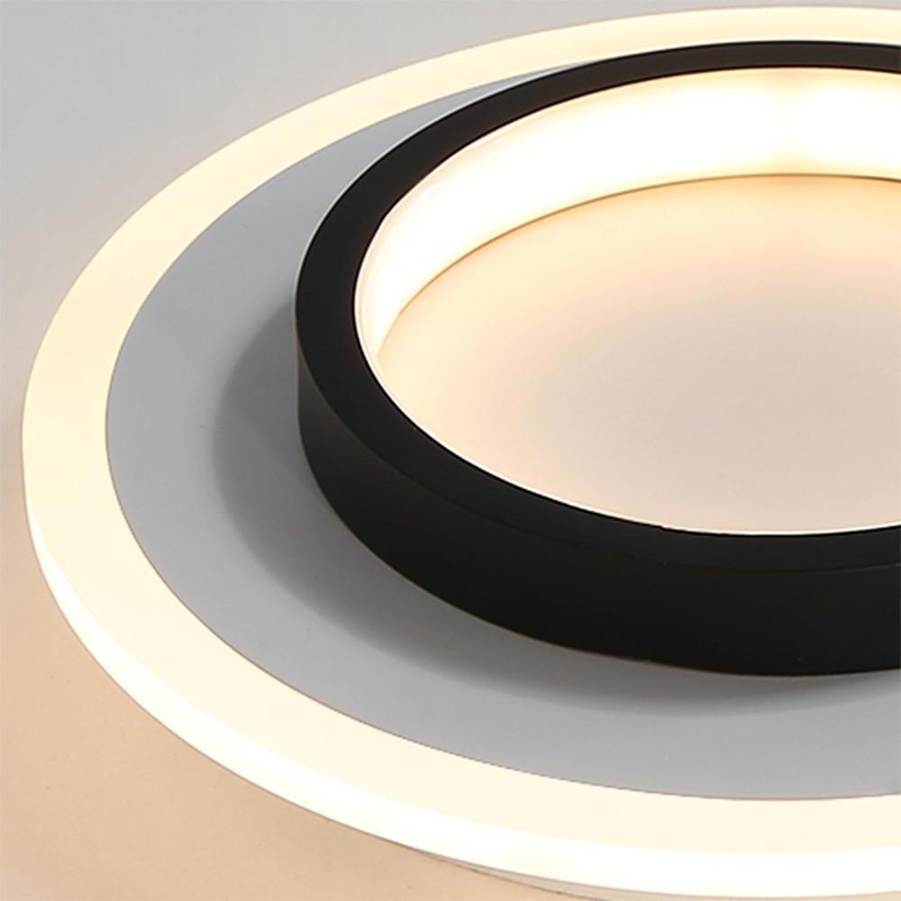 9'' LED 1-Light Flush Mount Lights Modern LED Metal Acrylic Linear Ceiling Lights