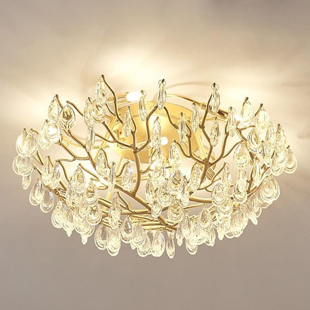 Firefly Sputnik Chandelier Modern LED Flush Mount Ceiling Light