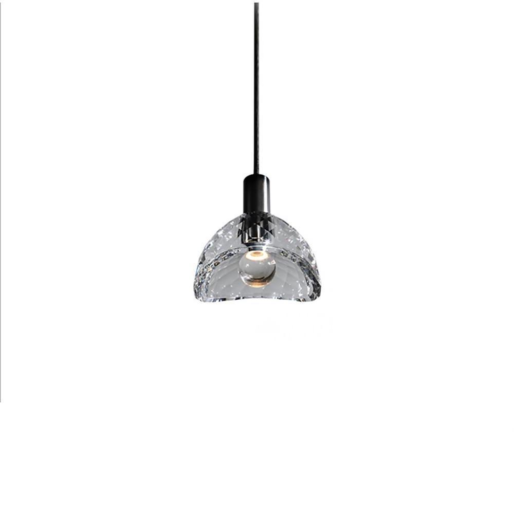 5'' LED 1-Light Single Design Pendant Light Nordic Style LED Copper Crystal Island Lights
