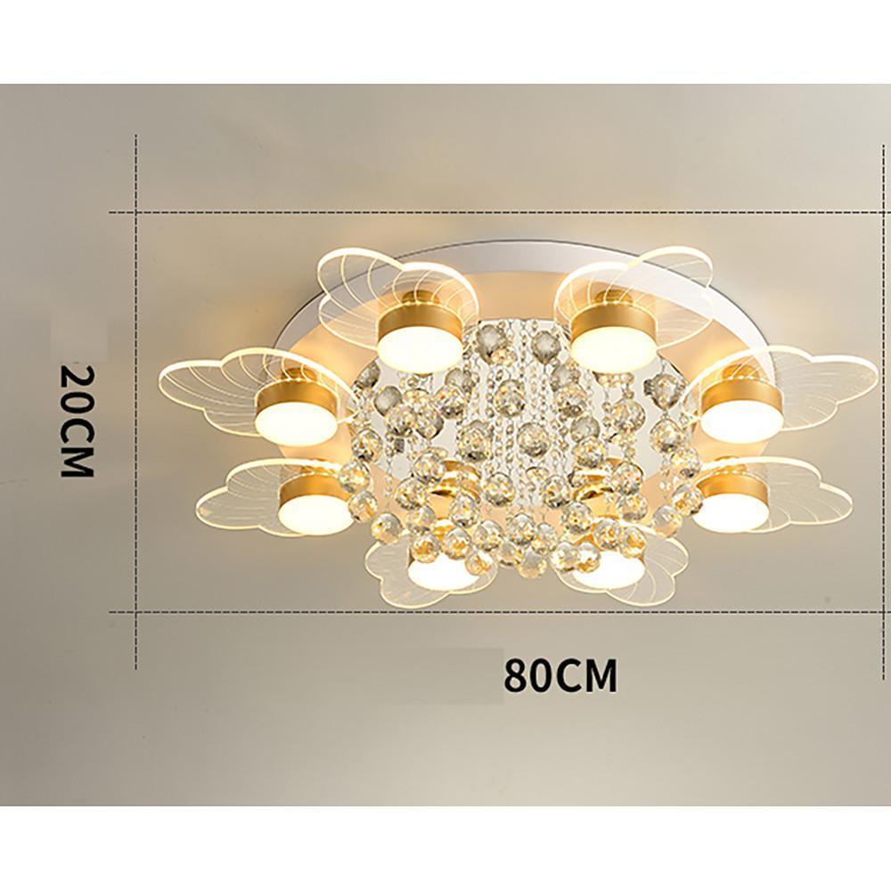 8 - light Flower Design LED Nordic Ceiling Lights Flush Mount Lighting